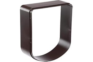 Ferplast Extension pour Porte pour Petits Chiens et Chats Chatière Basculante Swing 3 et 5 Extension, 16,3 x 5 x H 18,4 cm, Profondeur 5 cm, Marron Multicolore Taille Unique