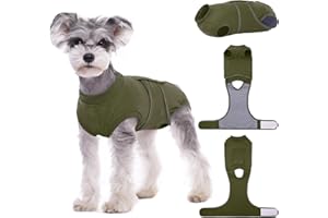 Kuoser Tutina per il recupero del cane, taglia XS, tuta per il recupero del cane, per cani di sesso femminile e maschio, gilet per il recupero post-chirurgico, tutina regolabile dopo l'intervento