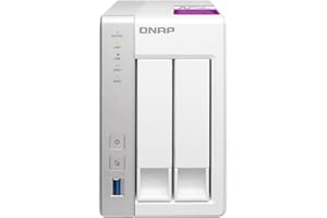 QNAP TS-231P2-4G-US 2-Bay Personal Cloud NAS with DLNA, ARM Cortex A15 1.7GHz Quad Core, 4GB RAM