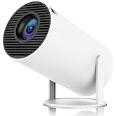 4K Projekt&ouml;r Hy300 Pro, 1080P Full HD G&ouml;r&uuml;nt&uuml; Kalitesi, 200 ANSI L&uuml;men Y&uuml;ksek Parlaklık, Uzaktan Kumandalı, WiFi 6, Bluetooth
