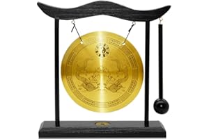 Hooshing Feng Shui Gong Brass Desktop Zen Art Home Decor Housewarming Congratulatory Blessing Gift