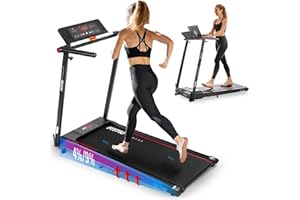 FITFIU Fitness MC-140 - Cinta de correr Plegable 2 en 1 para Andar y Correr, 3 Niveles de Inclinación, Bluetooth, Conectividad App (Zwift, Kinomap, ASP), Caminadora Ultracompacta para el Hogar/Oficina