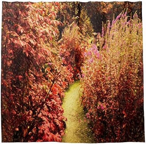 LA&amp;NA 72¡å¡Á72¡å Oil Painting Style Textile Design Fabric Bathroom Shower Curtain Home Decoration