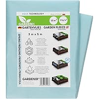 GARDENIX® 15 m² Frühling Gartenvlies Aqua mit sehr hoher Wasserdurchlässigkeit, zur Abdeckung von Gemüsebeeten, UV…