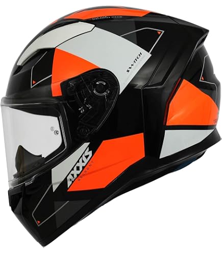 AXXIS FF117B Segment Arrows A2 Gloss Full Face Helmet | ISI & DOT Certified