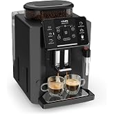 KRUPS Sensation C50, Superautomatic Coffee Maker, 5 Beverages, Steam Nozzle | 1450W, 4 Coffee Options, Easy to Use, Intuitive