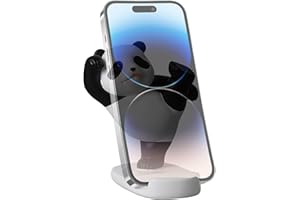Dtaigou Support Téléphone Mignon en Forme de Panda Bureau - Accessoires Multifonctionnels