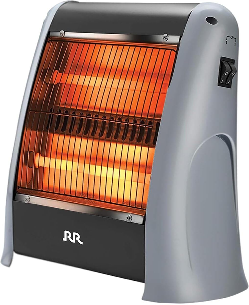 RR Quartz QH-RH3 Room Heater for Home with Tip-Over Protection, Silent Room Heater with 2 Heat Settings of 400W for Bedroom O