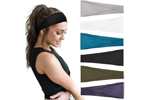 TERSE Stirnbänder Damen Stirnband Sport Haarbänder Elastisch Breit Haarreife für Frauen Yoga Workout Headbands