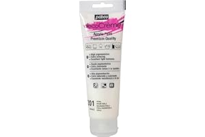 PEBEO Pébéo Peinture Acrylique Texture Crème pour la Décoration - Finition nacrée - 120 ML - Perle