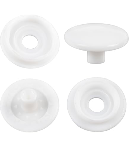 10 Pezzi Bottoni Doppi H Bottoni Per Bucato Bianchi / Colorati - Foto 12