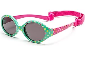 Kiddus Gafas de Sol para Bebé a partir de 0 meses. Filtro Solar UV400. Polarizadas. Sin BPA. Seguras, Resistentes, Ligeras. Garantía de por vida. Diseñadas en España