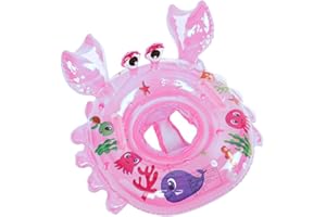 JIAHUADE Koło do pływania dla niemowląt, kółko do pływania dla niemowląt, pomoc do pływania z siedziskiem PCW, dla małych dzieci od 6 miesięcy do 48 miesięcy (E)