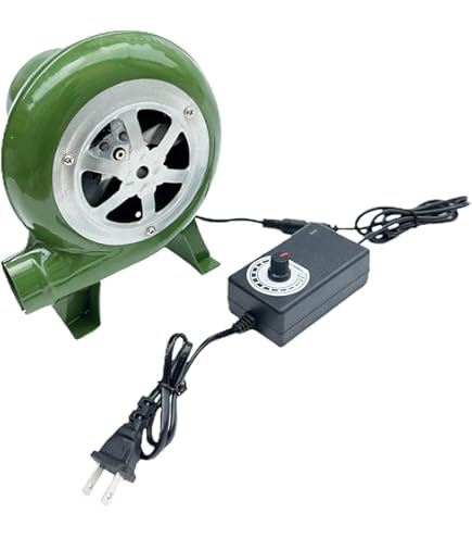 Ventilateur De Barbecue 150/120/80 W Forge Forges Souffleur Avec Conduit Portable Manuel Souffleur Pour Camp