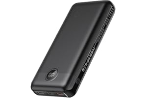 VEGER Power Bank 30000mAh, 20W Ricarica rapida caricatore portatile con LED Display, USB C Powerbank con 2 Ingressi e 4 Uscite per iPhone 14/13/12/11/Pro Samsung Huawei iPad Smartphone Tablet Switch