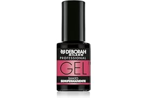 Deborah Milano Professional - Smalto Gel Semipermanente N.11 Rosa Corallo, Effetto Plumping a Lunga Durata, Dona Unghie Intense e Brillanti, 4.5 ml