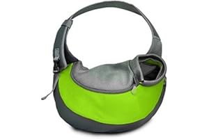 bismarckbeer Marsupio per trasporto Chihuahua, cuccioli e gattini, per viaggi, attività all’aperto, borsa a tracolla con maglia esterna