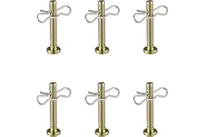 lasuroa 6pcs 738-04155 Goupilles de Cisaillement et 6pcs 714-04040 Cotter Pin, Kit de Shear Pin Goupilles de Quincaillerie pour Craftsman MTD Cub Cadet Troy-Bilt Yard-Man Huskee Souffleuses à Neige