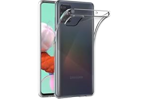 AICEK Funda Compatible Samsung Galaxy A51, Transparente Silicona Fundas para Galaxy A51 Carcasa Silicona Funda Case (6,5 Pulgadas)