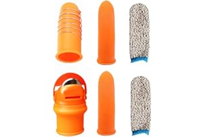 LQIOACU 1 Satz von Garten-fingerschneidemesser, Erntehelfer Obstpflücker, Picking Finger Messer, Finger Obstpflücker, Gartenwerkzeug Set mit Fingermesser für Garten