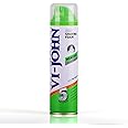 VI- JOHN Shaving Foam For Men, Menthol Shaving Foam With Goodness of Nature, Tea Tree Oil, Vitamin E Enriched and Anti- Bacterial Formula (200GM, Pack of 1)