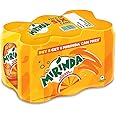 MIRINDA Orange No-Artificial-Flavors Soft Drink Can, 6 X 250 Ml