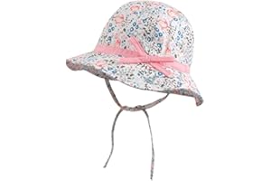 XIAOHAWANG - Gorro de Encaje para bebé o niña, algodón, Gorro de Sol, diseño de Nudo