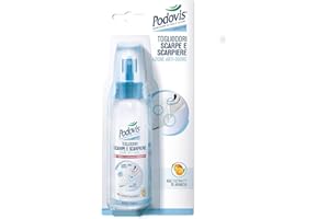 Podovis, Spray Togliodori Scarpe e Scarpiere, Elimina e Previene i Cattivi Odori, Non Macchia i Tessuti, con Estratti Naturali, 100 ml