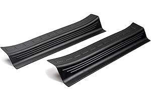 ‎CHROMEMASTER CHROMEMASTER | Kompatibel mit Toyota Proace Verso 2017+ | Zubehör, Einstiegsleisten | Schutzleisten aus Polyurethan, Mattschwarz | Schützen Türschwellen und den Lack Deines Autos vor Beschädigung