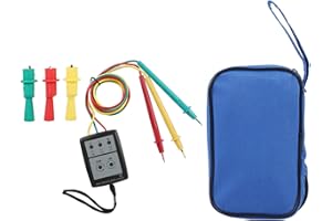 Akozon SP8030 Digitaler Phasendrehungsanzeiger LED Sequenzzähler mit Summer Anzeige 3 Phasen AC Spannung von 200V bis 480V Tester