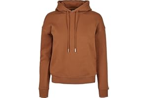 Urban Classics Ladies Hoodie Donna Felpa con Cappuccio Nero Regular