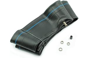 BISOMO Vee Rubber Schlauch,Maße 2,50 bis 2,75 x 16 Zoll, Mit geradem Auto-Ventil, Verschiedene Modelle, Simson S50, S51, S70, S53, S83, KR51, KR50, SR4, Mofa, DDR-Anhänger, Robust, Einfach zu Installieren