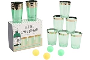 MAIA GIFTS Let the Games Be-Gin Gin Pong Drinking Game - Ideal for Parties