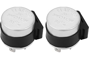 YINETTECH Lot de 2 relais clignotants 6 V à 2 broches pour moto avec couvercle 18-23 W Compatible avec la plupart des motos et voitures