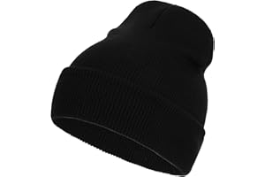 DIVINA VITAE Dzianinowa czapka beanie dla mężczyzn i kobiet, zimowa czapka z mankietem, miękkie, gruba ciepła elastyczna czapka z dzianiny