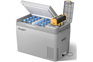 BougeRV CRPRO 29L 12V/24V nevera de coche (gris) y 220 Wh estación de energía portátil para CRPRO nevera portátil
