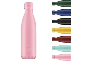 Chilly's Borraccia Acciaio Inox ed Riutilizzabile - Ermetica, Non Traspirante - Pastel - all Pink - 500ml