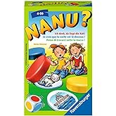 Ravensburger 23063 - Nanu? Mitbringspiel für 2-4 Spieler, Merkspiel ab 4 Jahren, kompaktes Format, Reisespiel, Würfelspiel