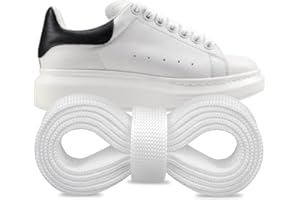 Endoto Lacci per Alexander McQueen sneaker, Stringhe Laccio di ricambio piatti Largo Fat Shoelaces Laces
