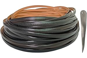 Feyart 29,9 m 8,5 mm in rattan per tutte le condizioni atmosferiche + strumento di tessitura, kit di riparazione per mobili da giardino in rattan, tavolo e sedie, divano, marrone marrone chiaro