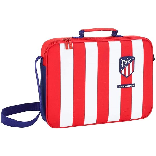Atlético De Madrid Kosmetiktäschchen – 37 Cm, Rot, Offizieller Merchandise, Wasserabweisend