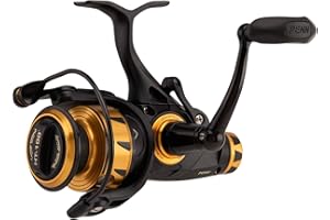 PENN Spinfisher VI Spinning Reel, Sea Fishing Spinning Reel, Black / Gold