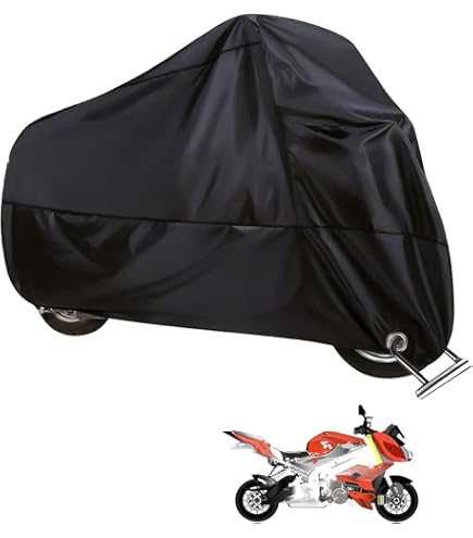 Telo Copri Moto In PEVA - Impermeabile Per Pioggia E Neve, Taglia M 120x210 Cm, Grigio