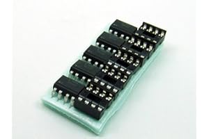 POPESQ® 5 Stk. x 6N137 Optokoppler Ultraschnell mit Sockel #A2112