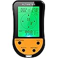 OUNA Electronic Digital Altimeter 8 in 1 Multifunction LCD Backlight Mini Altimeter Barometer Compass Thermometer Weather Forecast Clock Calendar for Outdoor Climbing Hiking Fishing