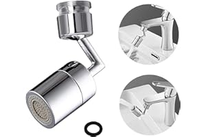 KAMEUN 720 °Aireador De Grifo, Grifo Universal Dispositivo de Extensión de Rociador Filtro, 2 Modos Filtro de Grifo Giratorio para Cocina, Cuarto del baño