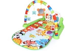 UPOSAO Tappetini Gioco E Palestrine Per Bambini, Attività E Intrattenimento Soffice Tappetino Pianoforte Musicale Palestra Tappeto Giocattolo Educativo Per Neonati Di Età Compresa Tra 0 E 36 Mesi
