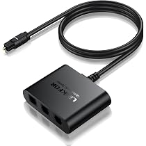 Émetteur/récepteur Bluetooth 5.3 Pour TV Et PC - Double Connexion Casque - Avec écran LCD - Portée étendue - Optique/RCA/AUX - 7