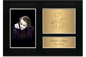 Zulu Image The Joker Batman Heath Ledger Signed A4 Printed Autograph Photo Reproduction Print Picture Display No14