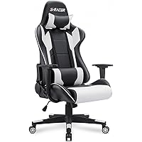 Homall Gaming Chair, Office Chair High Back Computer Chair Leather Desk Chair Racing Executive Ergonomic Adjustable Swivel Ta